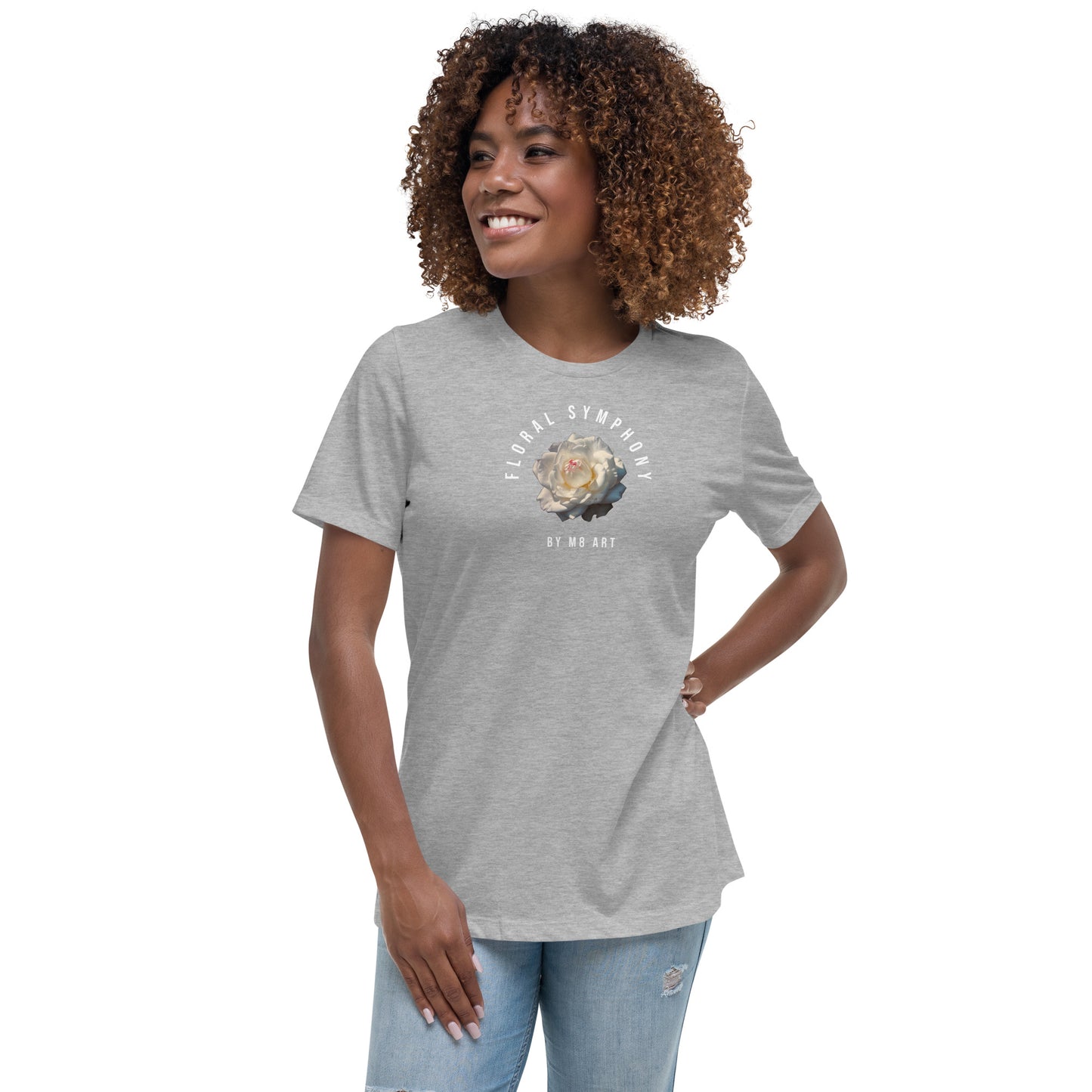 Women's Relaxed T-Shirt - FLORAL SYMPHONY EDITION
