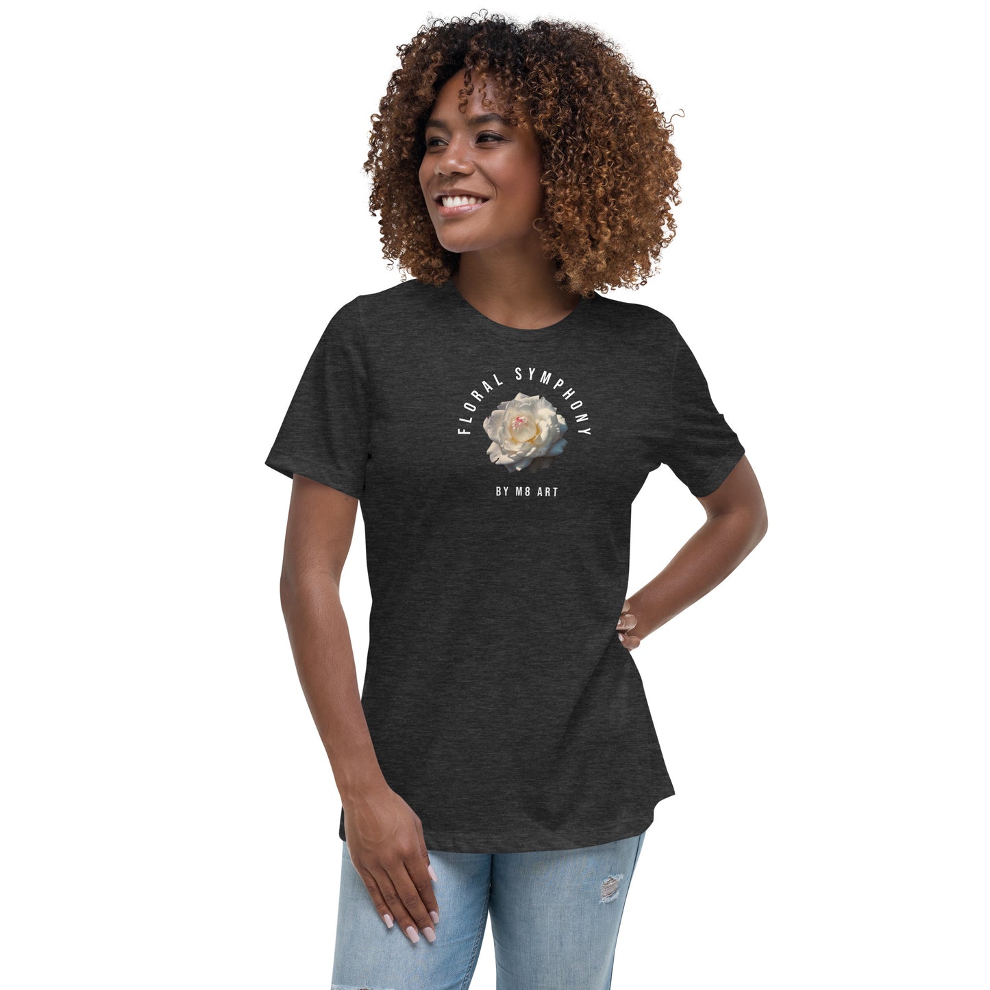 Women's Relaxed T-Shirt - FLORAL SYMPHONY EDITION