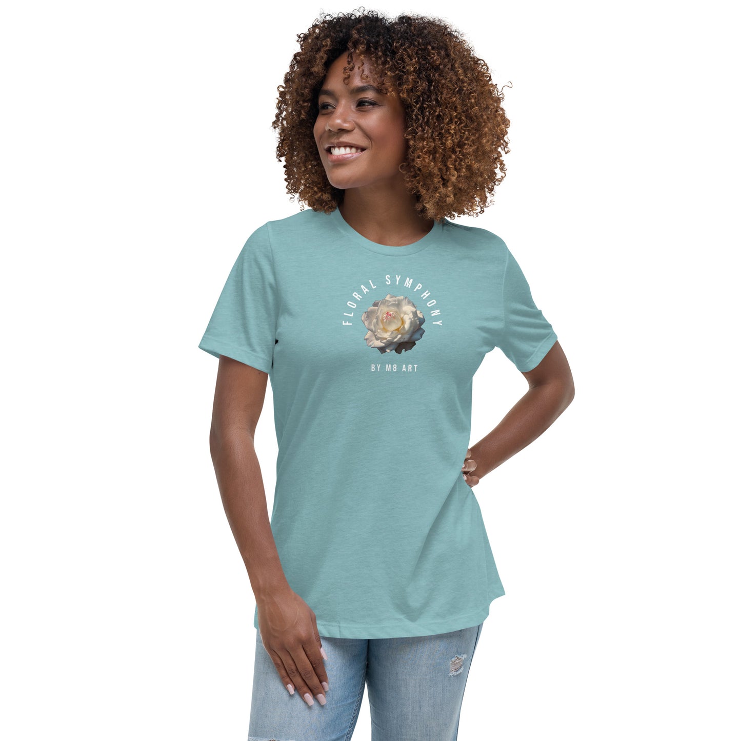 Women's Relaxed T-Shirt - FLORAL SYMPHONY EDITION