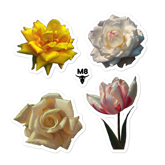 FLOWER EDITION Bubble-free stickers