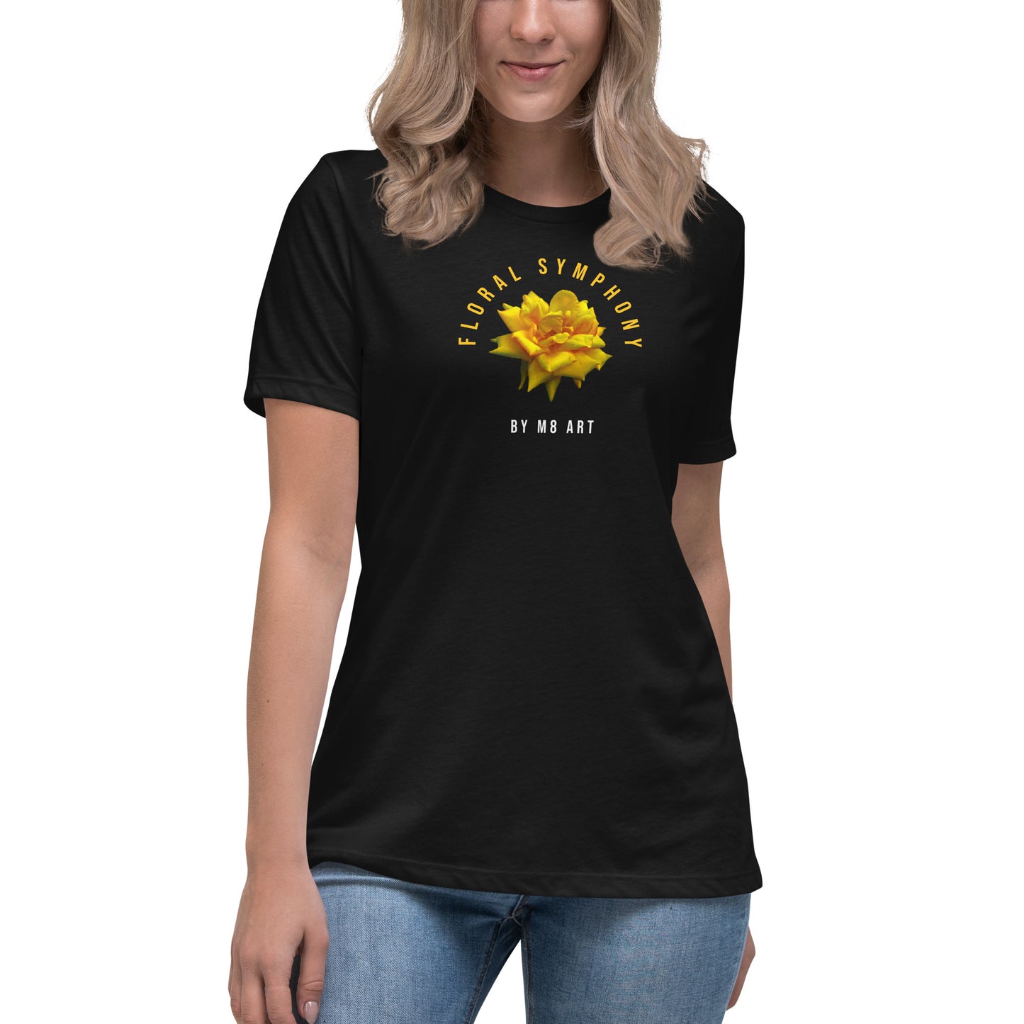 Women's Relaxed T-Shirt - FLORAL SYMPHONY EDITION